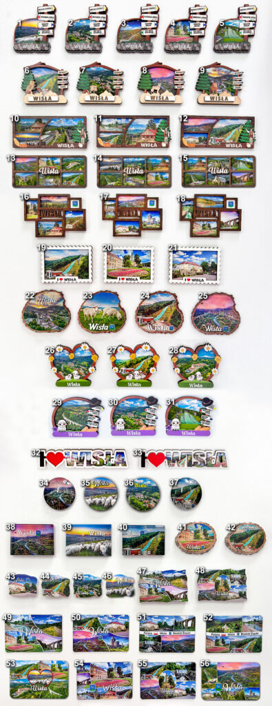 Magnesy Wisła Wzornik Lato